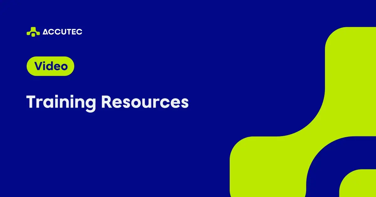 Video - Training Resources