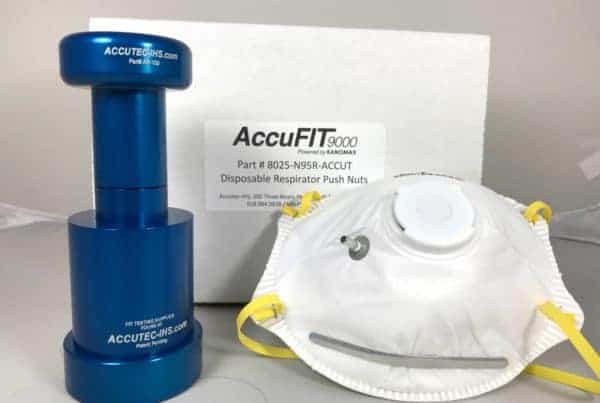 ACCUPUNCH™ Respirator Fit Test Probing Tool and Filtering Facemask