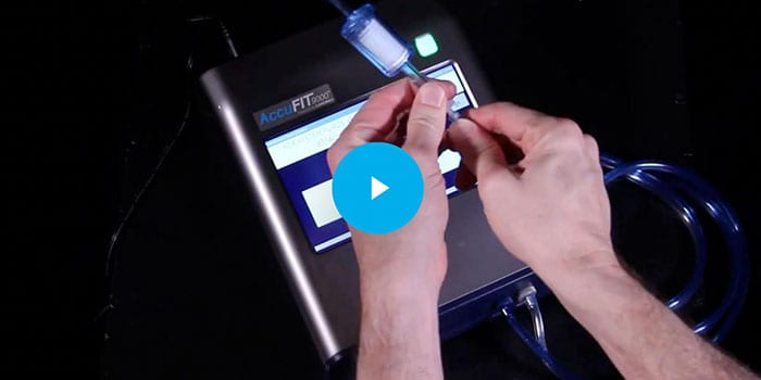 AccuFIT 9000 Face Fit Tester Demonstration Video Screenshot