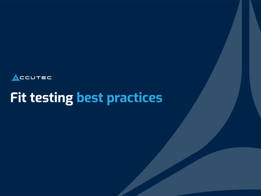 best practices for fit testing
